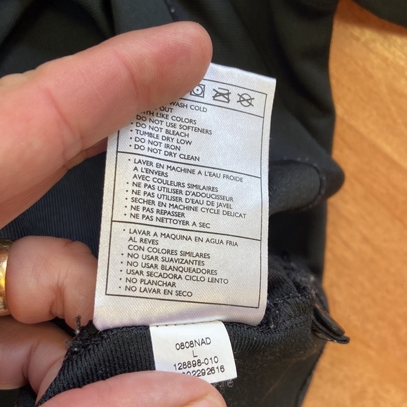 Black Polyester Nike Polo size large - Picture 7 of 8